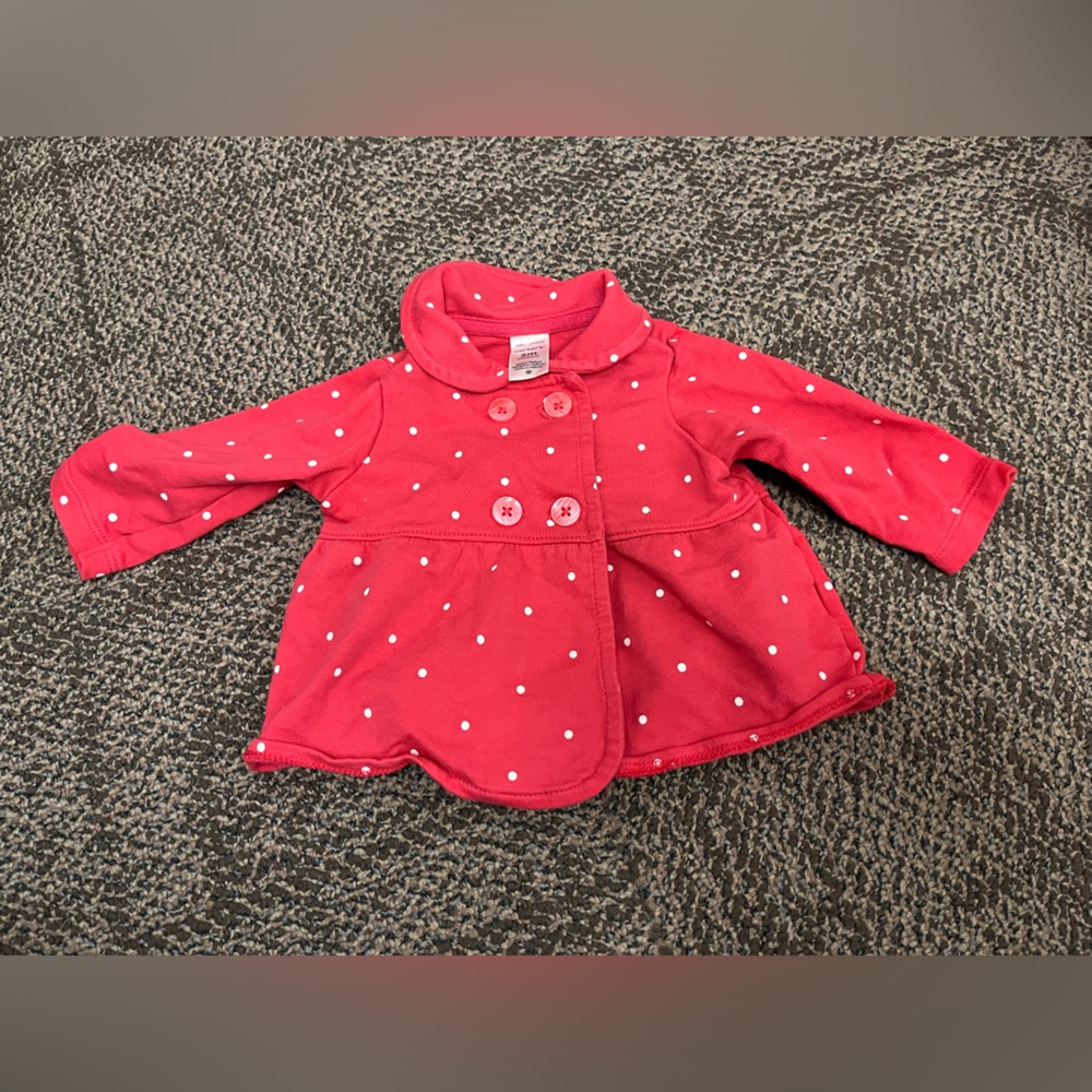 🌸🌸5 for $15🌸🌸Carter's Bright pink Polka Dot Pea Coat